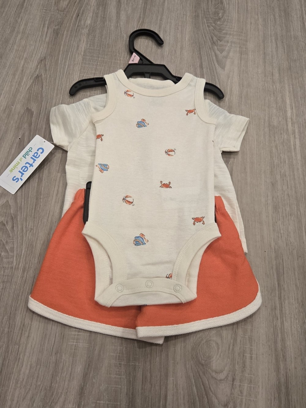 ☀️ Carter's Baby Boy 3-Piece Miami Beach Set NWT Multi Sizes 0-3M, 18M & 24M ☀️ - Picture 6 of 15